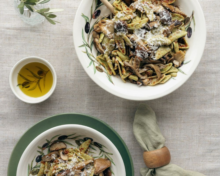 Pasta met paddenstoelen