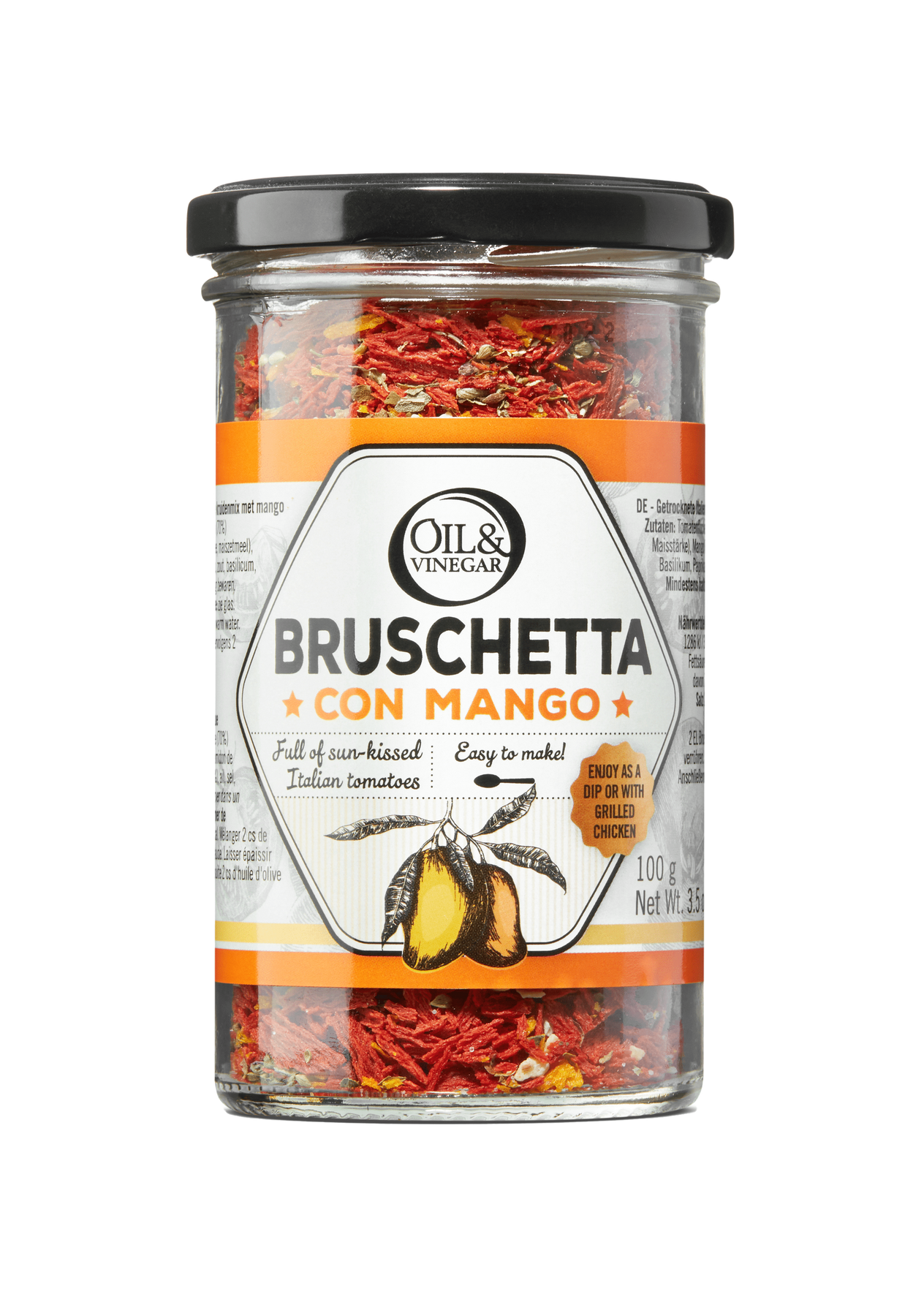 Bruschetta kruiden con Mango - 100g