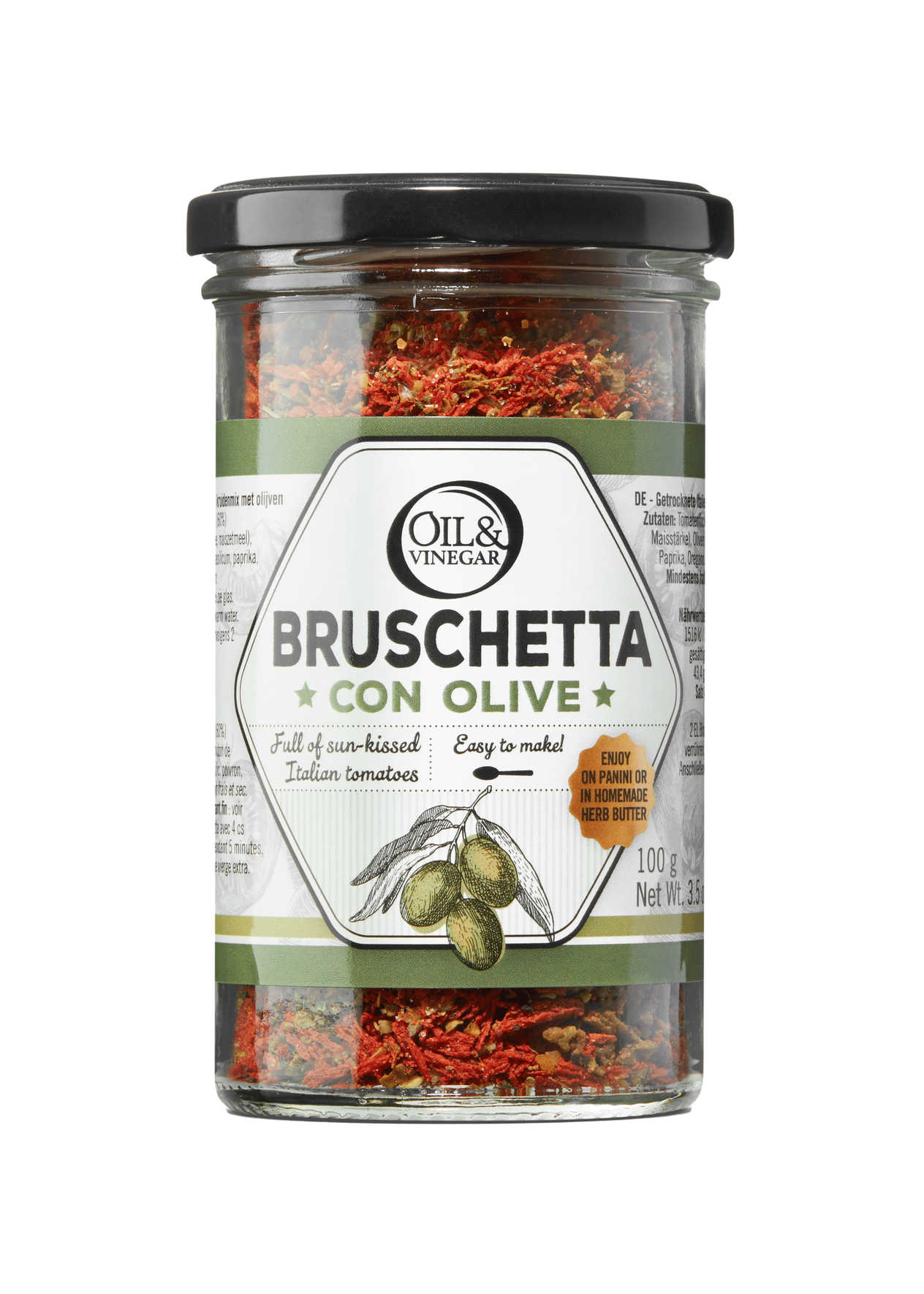 Bruschetta Kruiden met Olijven - 100g