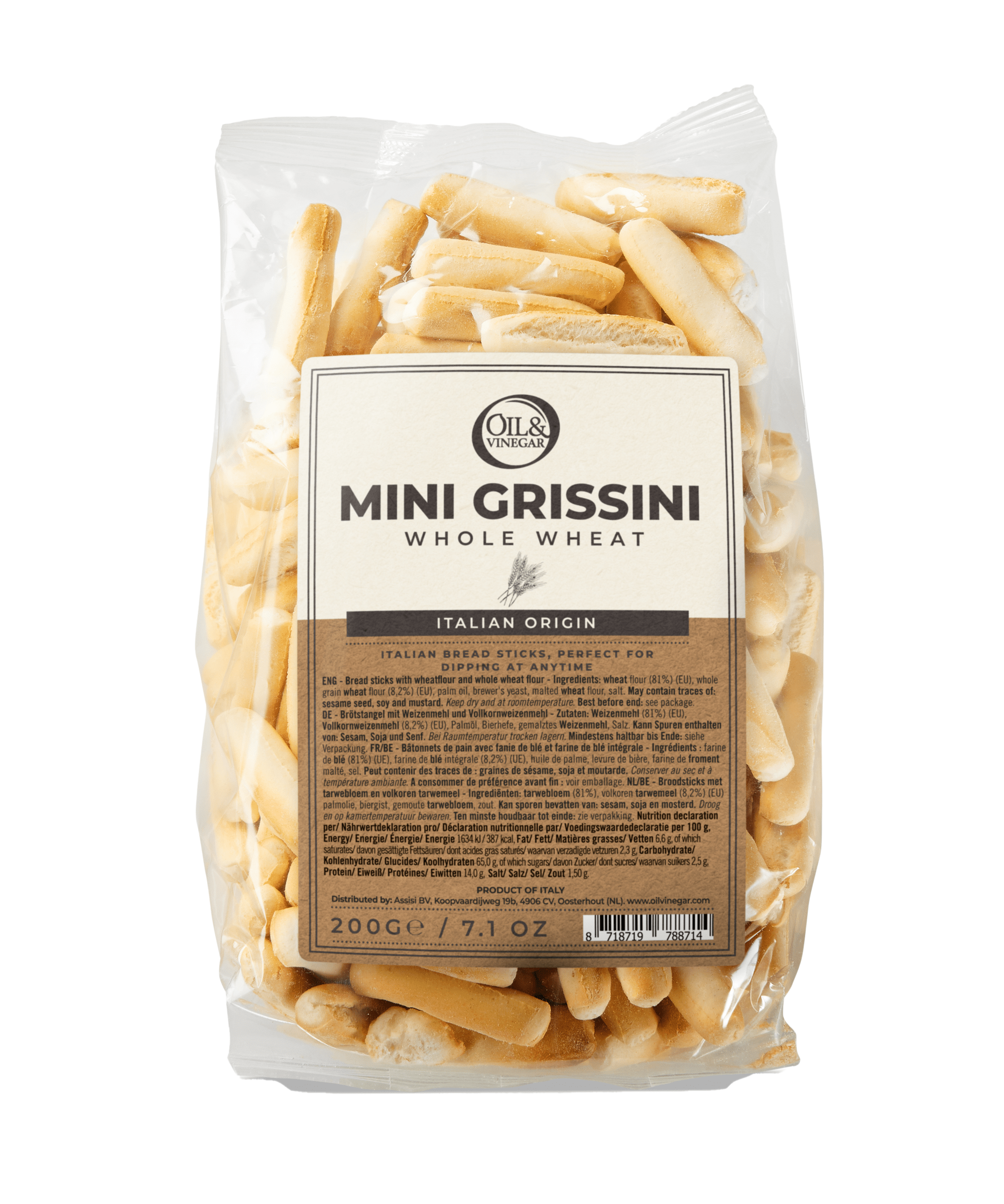 Mini Grissini Volkoren - 200g