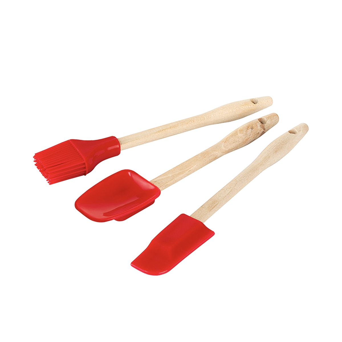 Kitchen Tools Set Rood - 3 stuks