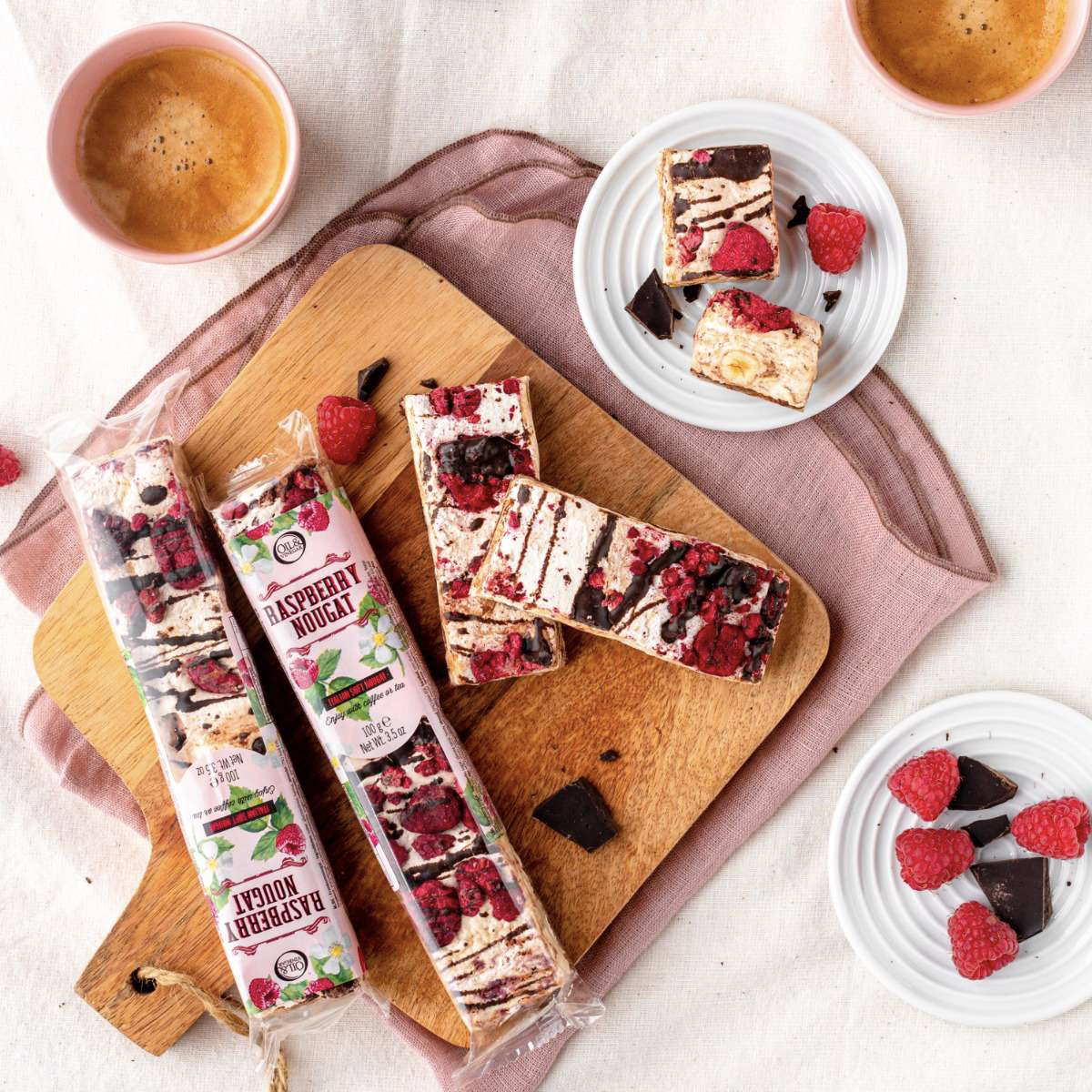 Raspberry Nougat - 100g