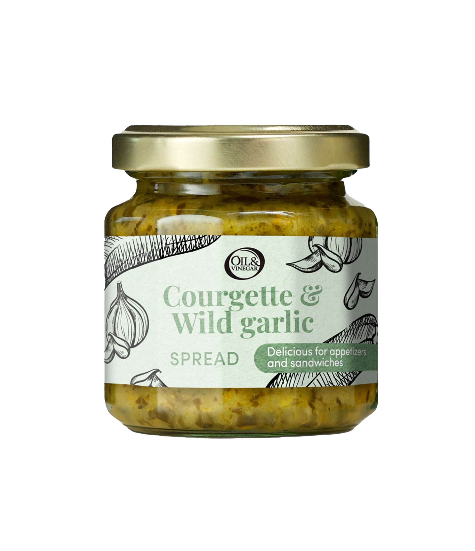 Courgette and wild garlic spread - 100g