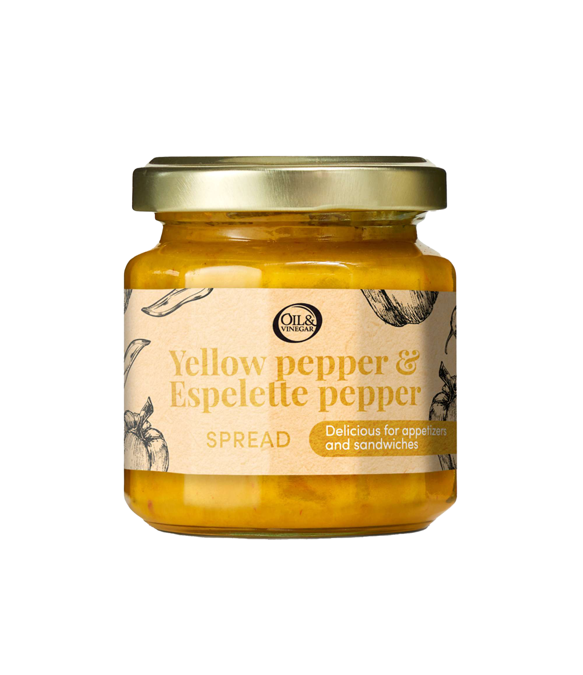 Groentespread met gele paprika en espelette peper - 100g