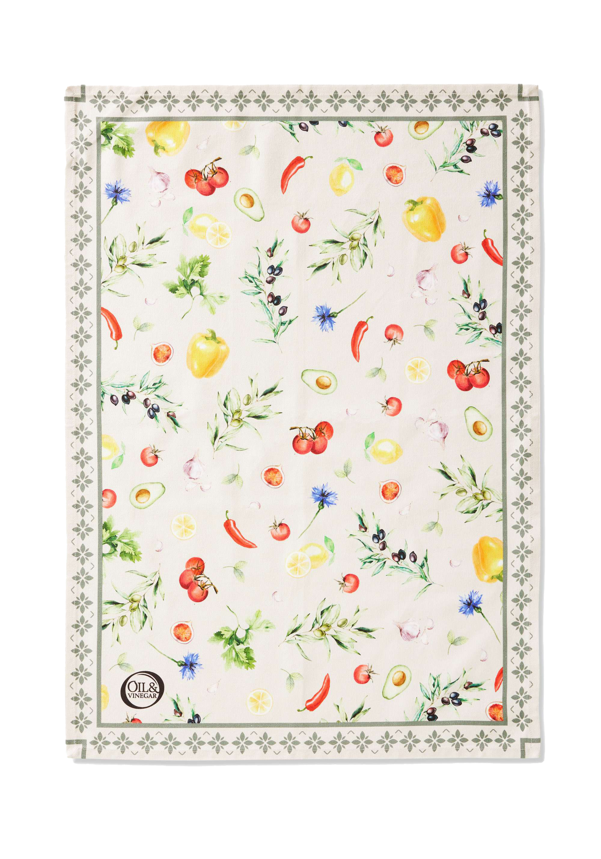 Kitchen towel sicilian garden - 50x70cm