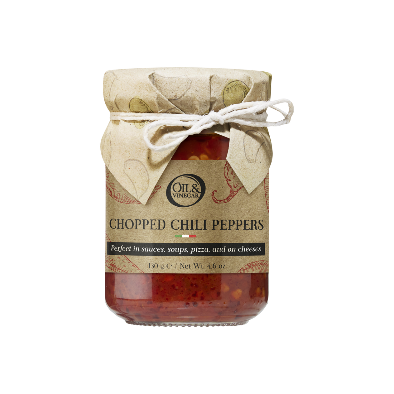 Gehakte Rode Chilipeper - Peperoncino - 130g