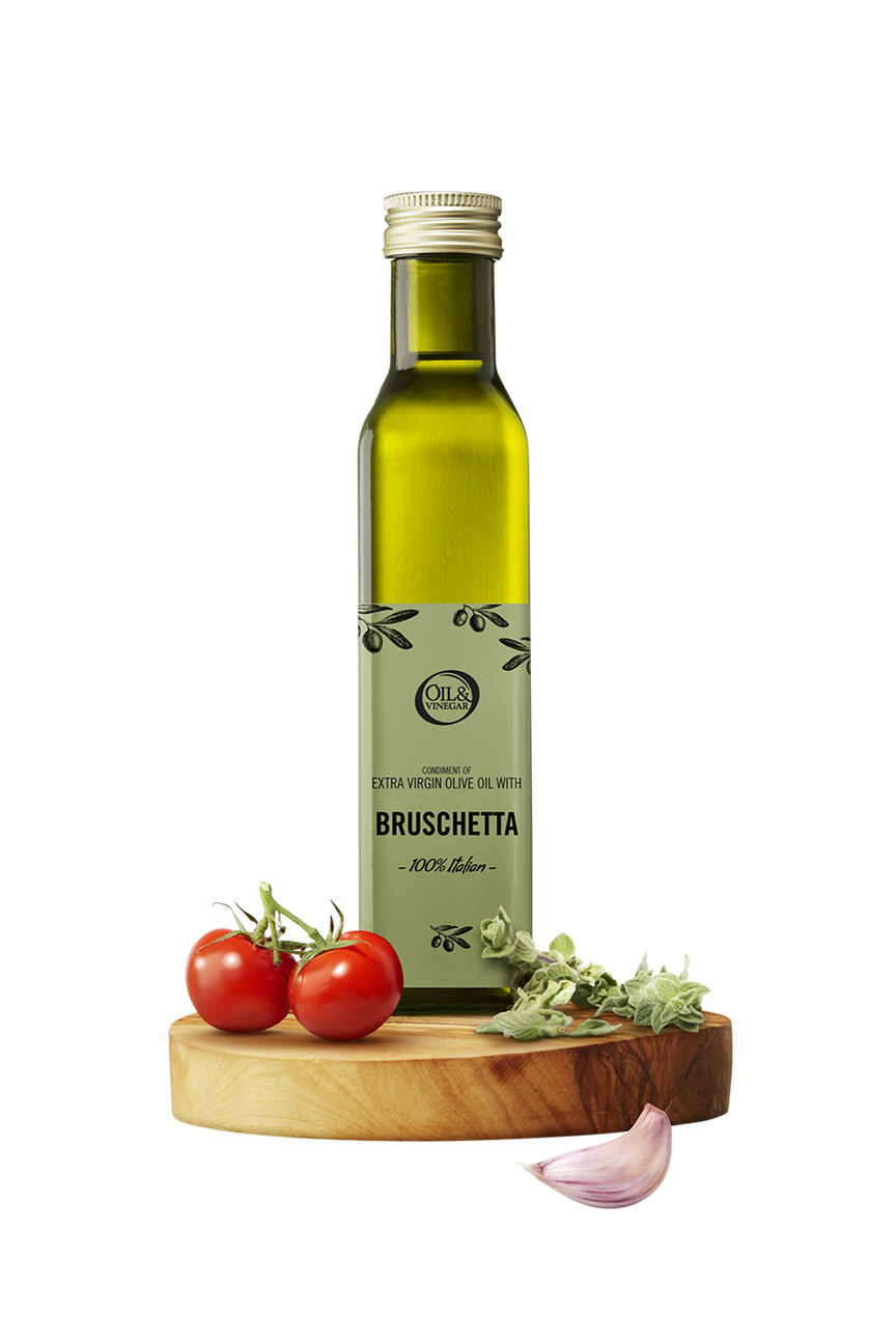 Extra Vierge Olijfolie met Bruschetta - 250ml